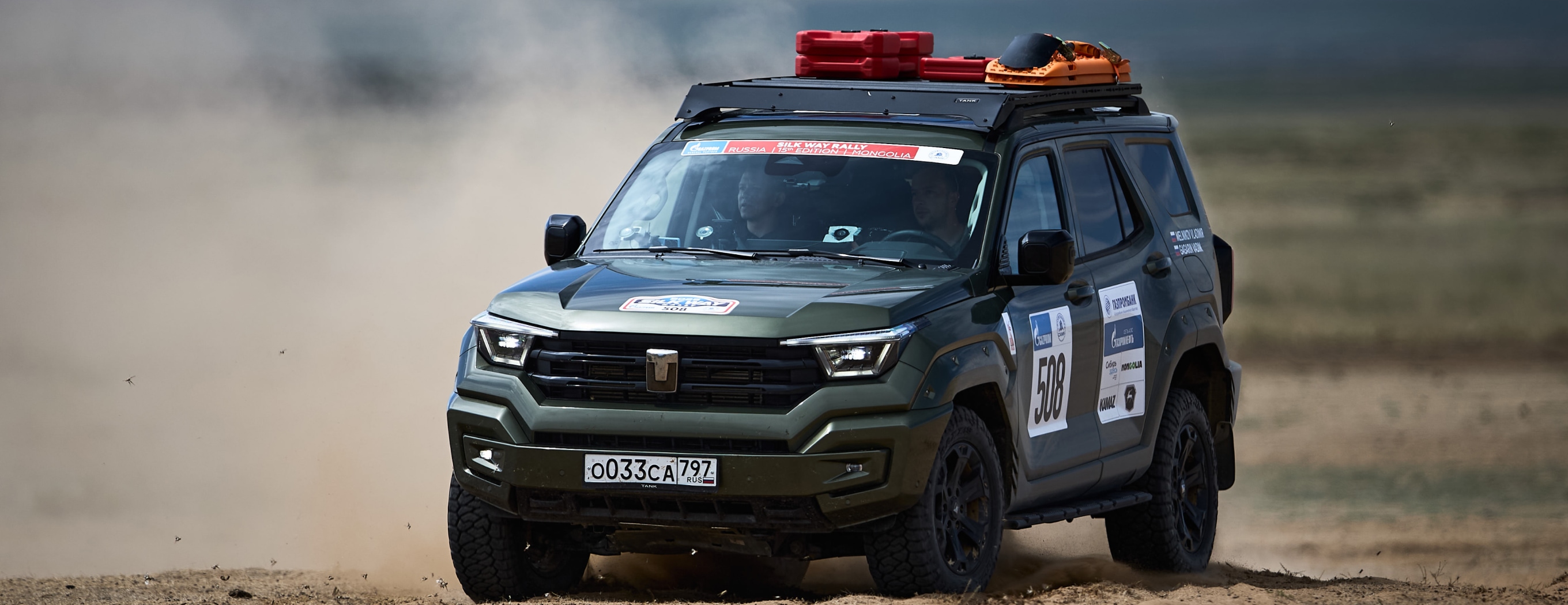 Внедорожники GWM TANK успешно преодолели первую половину ралли «Шелковый путь»: TANK 300 и TANK 400 лидируют в зачете